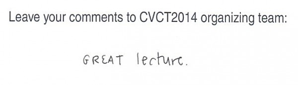 CVCT2014_Day_1_feedback_sort_01